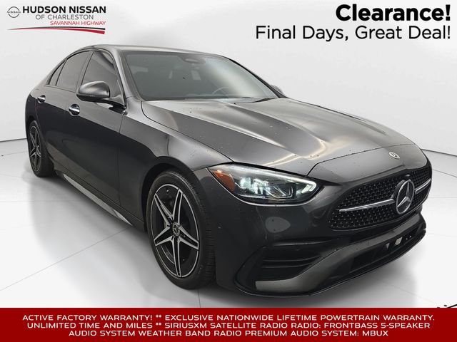 Graphite Gray Metallic 2024 Mercedes-Benz C-Class C 300 4MATIC Sedan All-Wheel Drive Automatic