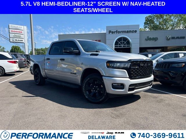 Silver Zynith 2026 RAM 1500 Pickup Truck Four-Wheel Drive 8-Speed Automatic