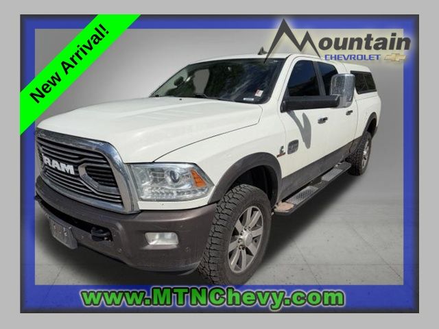 Pearl White 2018 RAM 2500 Pickup Truck Four-Wheel Drive 6-Speed Automatic