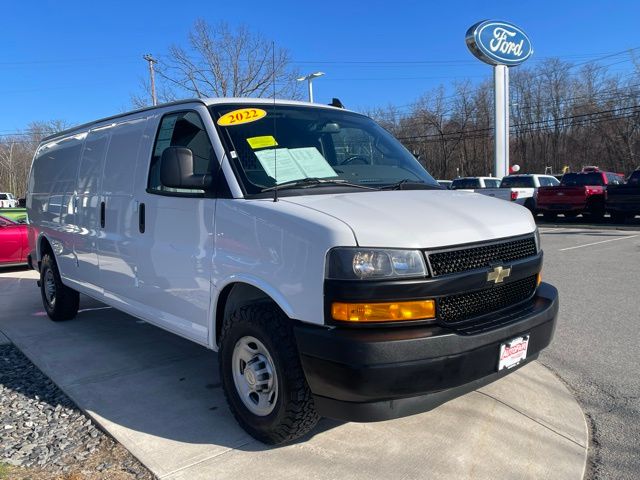 Summit White 2022 Chevrolet Express Cargo 3500 Extended RWD Van Rear-Wheel Drive 8-Speed Automatic Overdrive