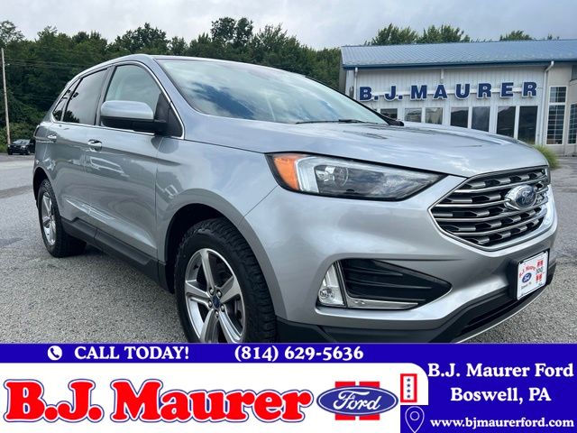 Silver Metallic 2022 Ford Edge SUV / Crossover All-Wheel Drive 8-Speed Automatic