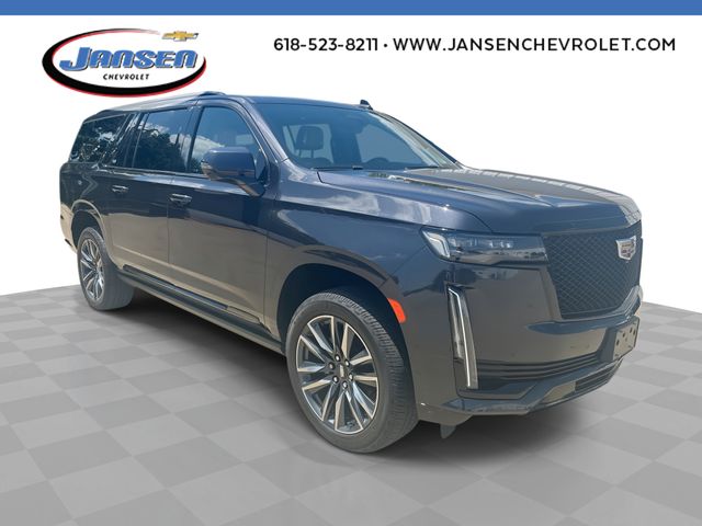 Galactic Gray Metallic 2023 Cadillac Escalade ESV SUV / Crossover Four-Wheel Drive Automatic