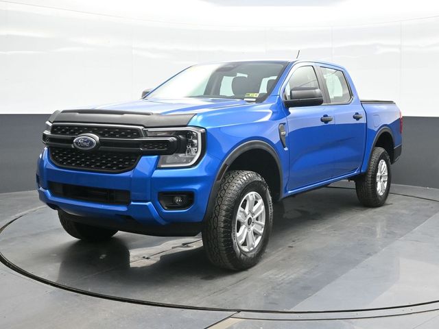 Blue Metallic 2024 Ford Ranger Pickup Truck Four-Wheel Drive Automatic