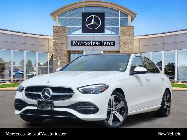 Polar White 2026 Mercedes-Benz C-Class C 300 4MATIC Sedan All-Wheel Drive 9-Speed Automatic
