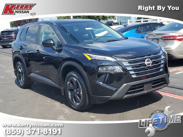 Super Black 2025 Nissan Rogue SUV / Crossover All-Wheel Drive Continuously Variable Transmission