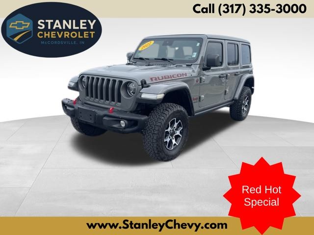 Sting-Gray Clearcoat 2022 Jeep Wrangler Unlimited Rubicon 4WD SUV / Crossover Four-Wheel Drive 8-Speed Automatic
