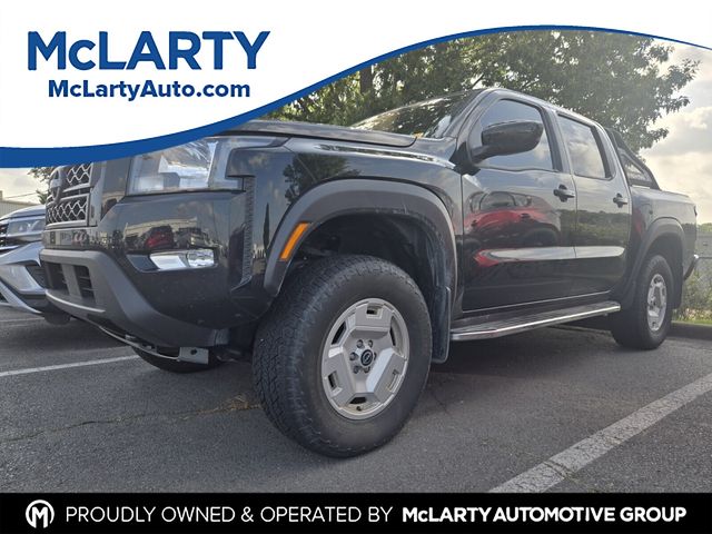 Super Black 2024 Nissan Frontier Pickup Truck Four-Wheel Drive 9-Speed Automatic Overdrive