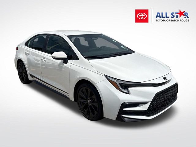 Ice Cap 2024 Toyota Corolla Sedan Front-Wheel Drive Continuously Variable Transmission