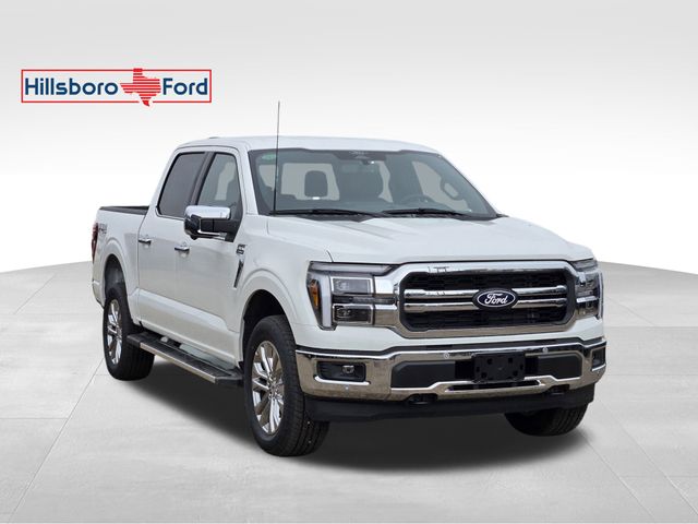 2025 Star White Metallic Tri-Coat Ford F-150 Lariat 4X4 Truck