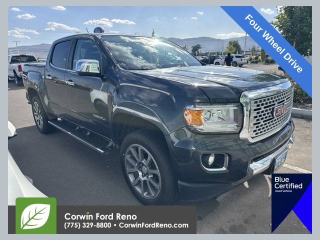 Dark Slate Metallic 2017 GMC Canyon Pickup Truck Four-Wheel Drive 8-Speed Automatic