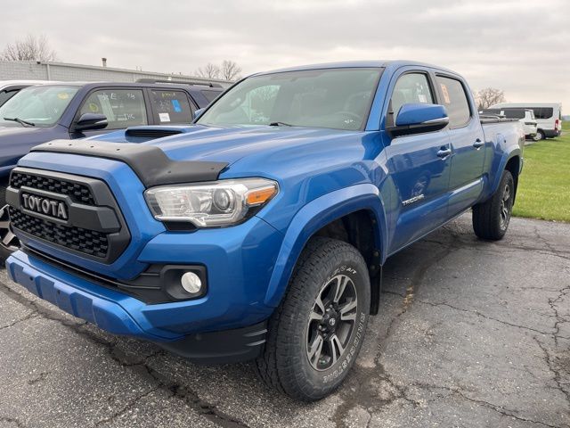 Blazing Blue Pearl 2016 Toyota Tacoma Double Cab V6 LB TRD Sport 4WD Pickup Truck Four-Wheel Drive 6-Speed Automatic