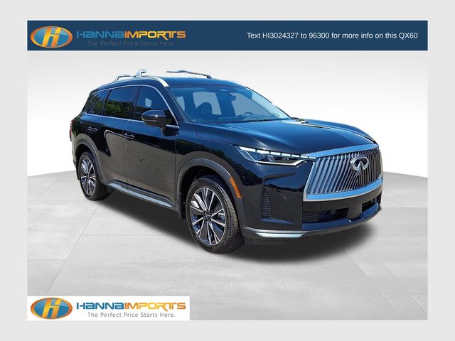 Mineral Black 2026 INFINITI QX60 SUV / Crossover Front-Wheel Drive 9-Speed Automatic
