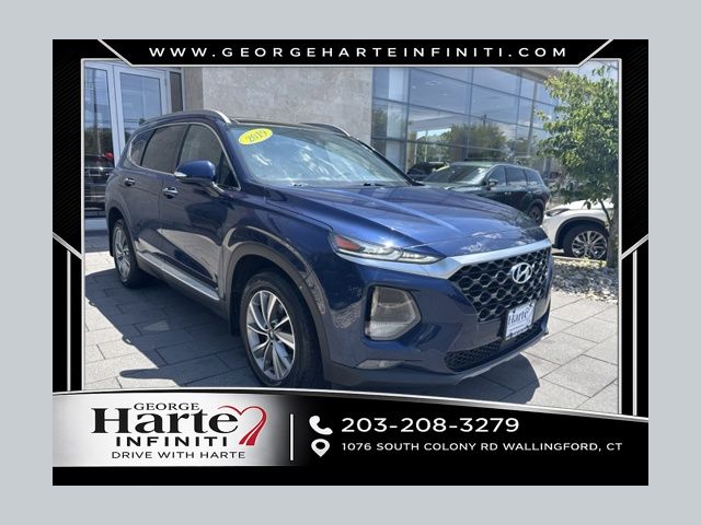 Blue (Stormy Sea) 2019 Hyundai Santa Fe SUV / Crossover All-Wheel Drive 8-Speed Automatic