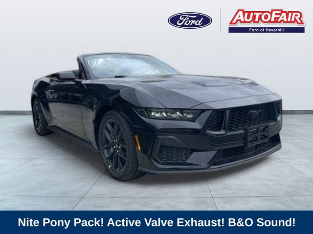 Shadow Black 2025 Ford Mustang Convertible Rear-Wheel Drive Automatic