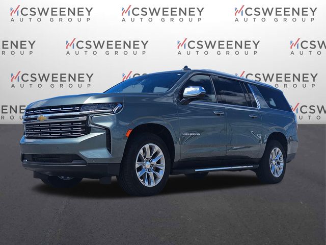 Silver Sage Metallic 2023 Chevrolet Suburban Premier 4WD SUV / Crossover Four-Wheel Drive