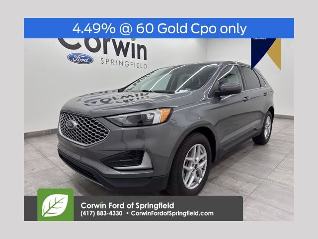 Gray Metallic 2024 Ford Edge SEL AWD SUV / Crossover All-Wheel Drive 8-Speed Automatic