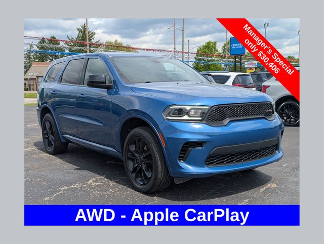 Blue (Frostbite Pearlcoat) 2023 Dodge Durango SUV / Crossover All-Wheel Drive 8-Speed Automatic
