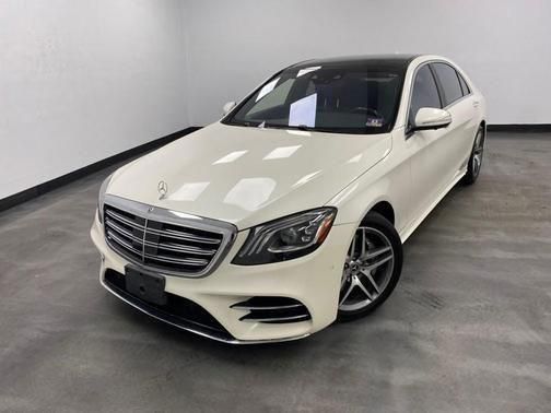 White 2019 Mercedes-Benz S-Class Sedan All-Wheel Drive 9-Speed Automatic