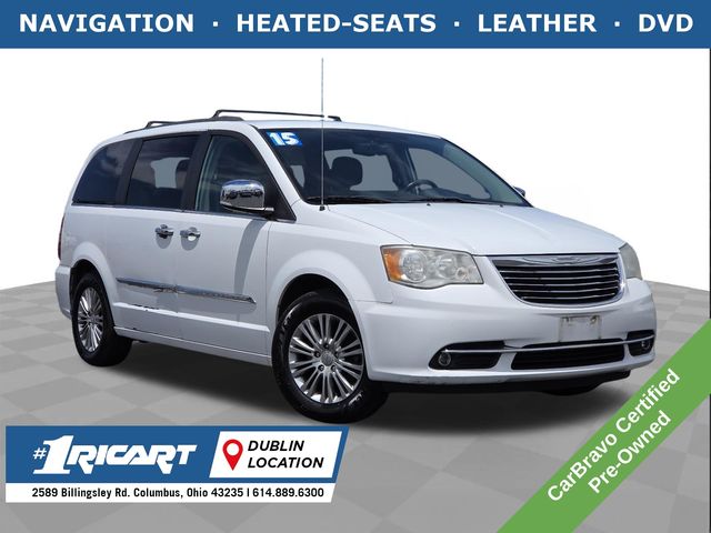 Bright White Clearcoat 2015 Chrysler Town & Country Minivan Front-Wheel Drive 6-Speed Automatic