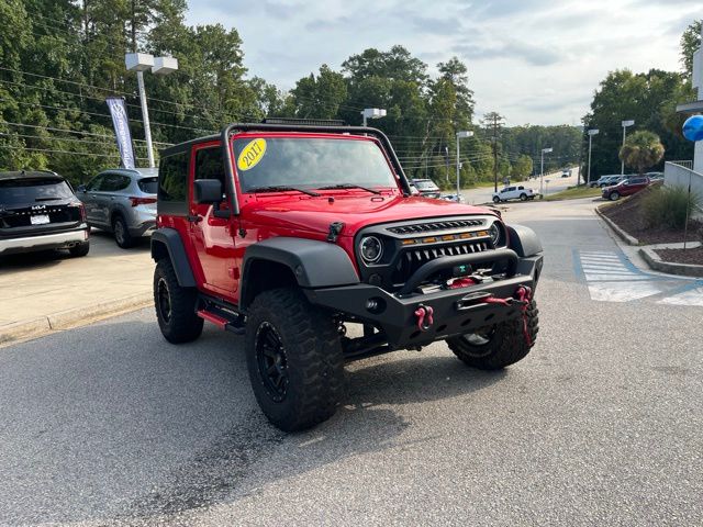 Firecracker Red Clearcoat 2017 Jeep Wrangler SUV / Crossover Four-Wheel Drive 5-Speed Automatic