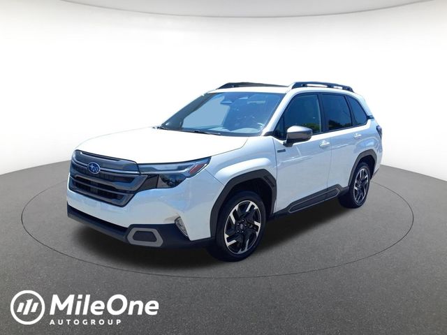 Crystal White Pearl 2025 Subaru Forester Hybrid Limited AWD SUV / Crossover All-Wheel Drive Continuously Variable Transmission