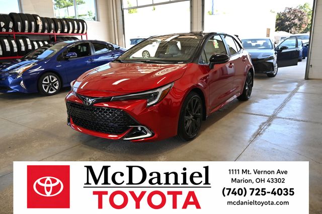 Red 2026 Toyota Corolla Hatchback Hatchback Front-Wheel Drive Continuously Variable Transmission