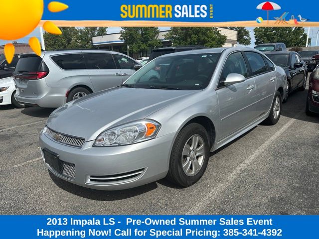 Silver Ice Metallic 2013 Chevrolet Impala Sedan Front-Wheel Drive 6-Speed Automatic Overdrive