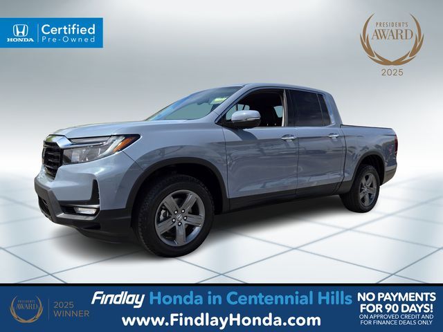 Sonic Gray Pearl 2023 Honda Ridgeline RTL-E AWD Pickup Truck All-Wheel Drive 9-Speed Automatic