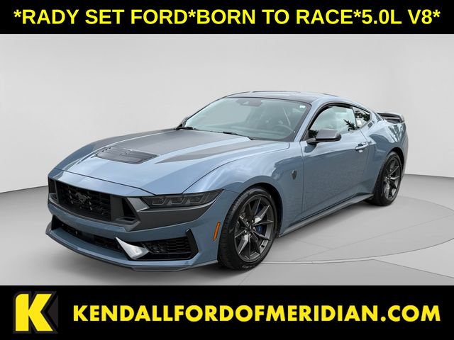 Blue Metallic 2024 Ford Mustang Coupe Rear-Wheel Drive 6-Speed Manual