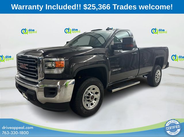 Gray (Iridium Metallic) 2015 GMC Sierra 3500HD Base 4WD Pickup Truck Four-Wheel Drive 6-Speed Automatic Overdrive