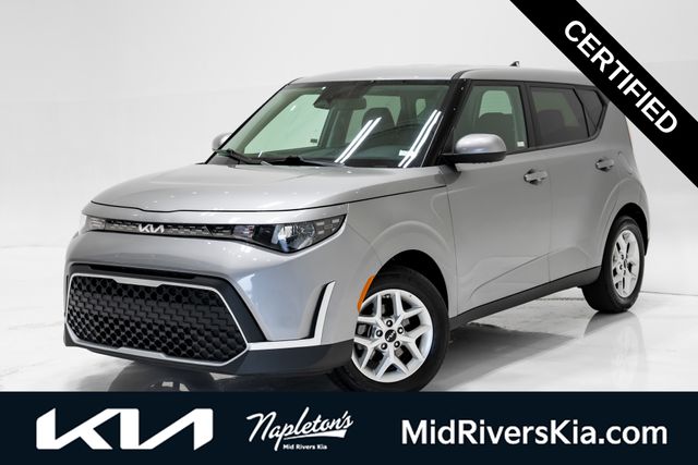 Steel Gray 2025 Kia Soul LX FWD SUV / Crossover Front-Wheel Drive Continuously Variable Transmission