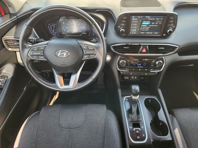2019 Hyundai Santa Fe SEL Plus Red at DeMontrond Gulf Freeway