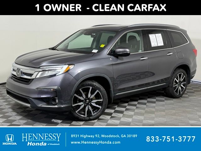Gray (Modern Steel) 2019 Honda Pilot SUV / Crossover All-Wheel Drive 9-Speed Automatic