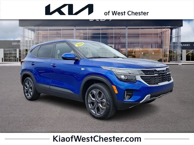 Neptune Blue 2024 Kia Seltos LX AWD SUV / Crossover All-Wheel Drive Continuously Variable Transmission
