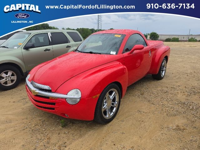 Redline Red 2004 Chevrolet SSR LS RWD Convertible Rear-Wheel Drive 4-Speed Automatic Overdrive
