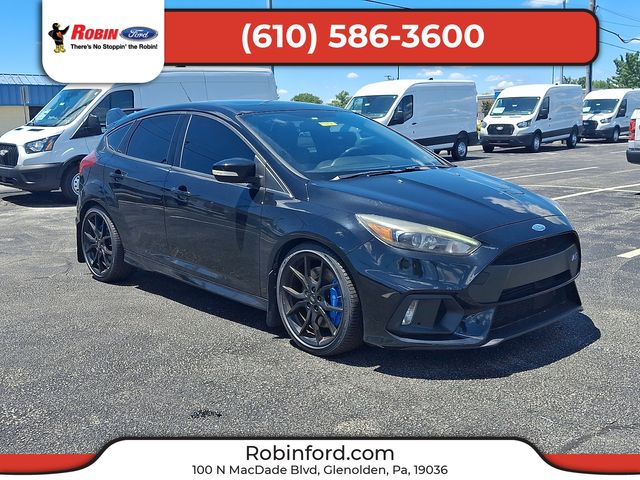 Shadow Black 2017 Ford Focus RS Hatchback All-Wheel Drive 6-Speed Manual