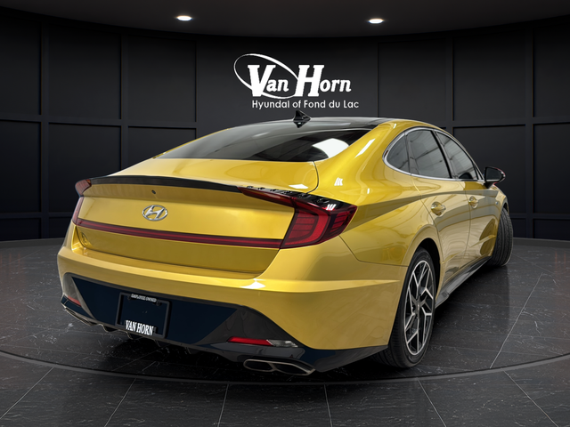 Used 2021 Glowing Yellow Hyundai N Line image 7