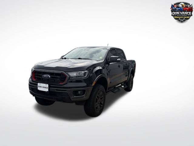Shadow Black 2022 Ford Ranger Lariat SuperCrew 4WD Pickup Truck Four-Wheel Drive Automatic
