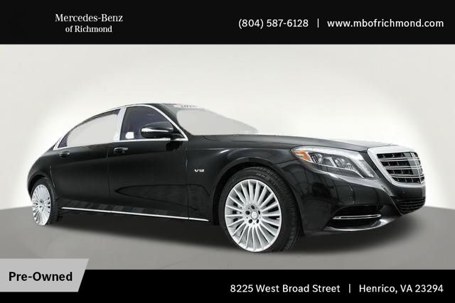 Obsidian Black Metallic 2016 Mercedes-Benz S-Class Sedan Rear-Wheel Drive 7-Speed Automatic