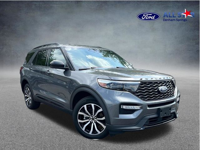 Gray Metallic 2024 Ford Explorer SUV / Crossover All-Wheel Drive Automatic