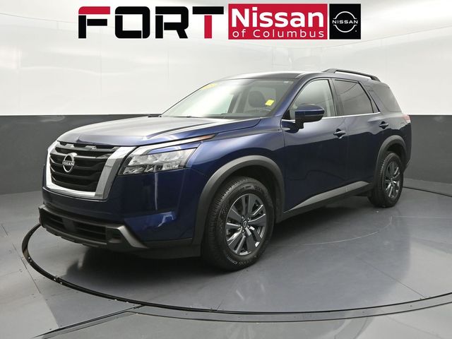 Deep Ocean Blue Pearl 2025 Nissan Pathfinder SUV / Crossover Front-Wheel Drive 9-Speed Automatic