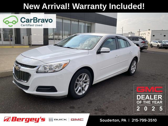 Summit White 2016 Chevrolet Malibu Sedan Front-Wheel Drive 6-Speed Automatic Overdrive