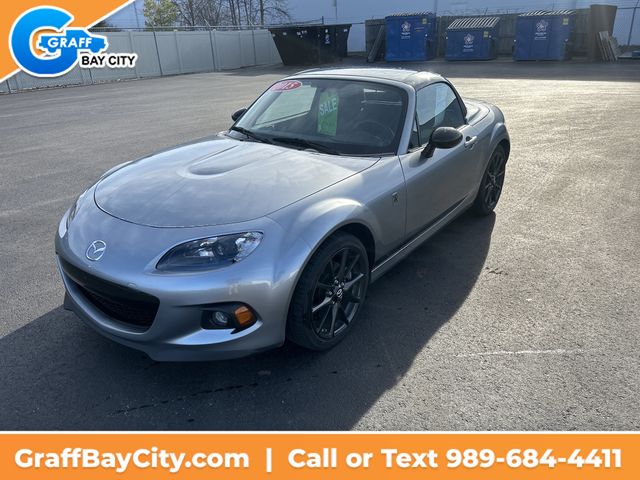 Liquid Silver Metallic 2015 Mazda MX-5 Miata Club Convertible with Retractable Hardtop Convertible Rear-Wheel Drive 6-Speed Automatic