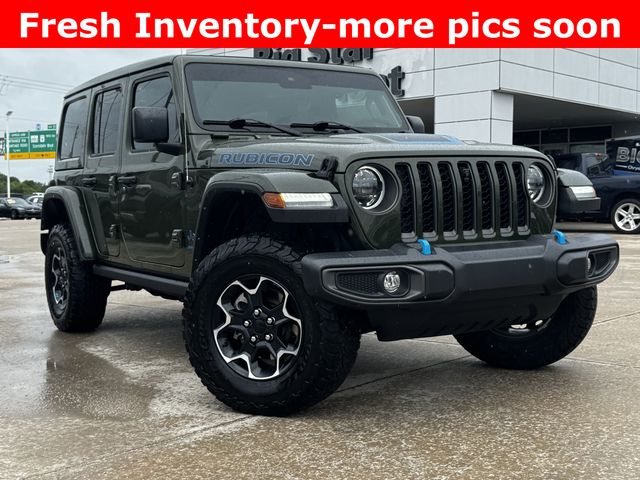 2023 Jeep Wrangler Rubicon 4xe Green at North Houston Mitsubishi