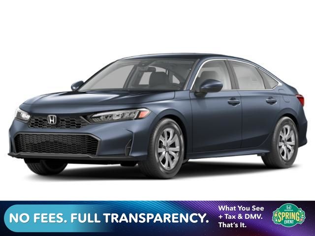 new 2026 Honda Civic car, priced at $25,890