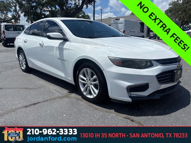 Summit White 2017 Chevrolet Malibu Sedan Front-Wheel Drive 6-Speed Automatic