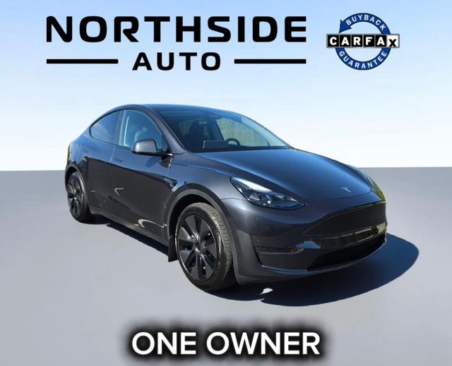 Stealth Gray 2025 Tesla Model Y Long Range RWD SUV / Crossover Rear-Wheel Drive 1-Speed Automatic