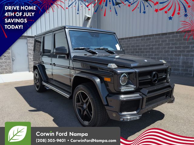 Gray (designo Platinum Black) 2016 Mercedes-Benz G-Class SUV / Crossover All-Wheel Drive 7-Speed Automatic