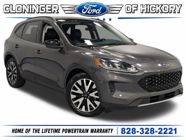 Gray (Magnetic Metallic) 2020 Ford Escape Hybrid SUV / Crossover Front-Wheel Drive Continuously Variable Transmission