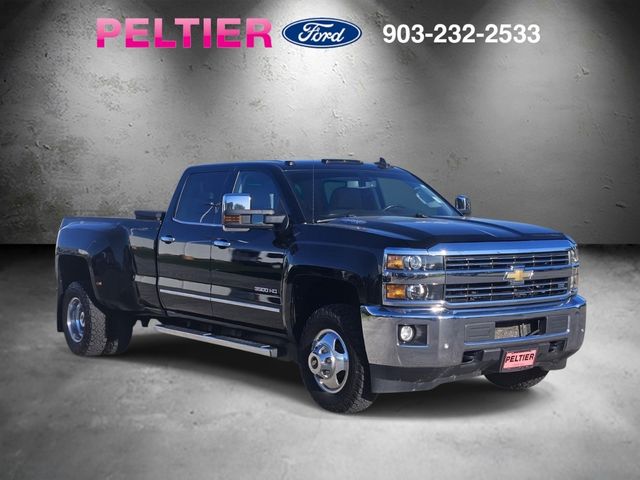 Black 2016 Chevrolet Silverado 3500HD LTZ Crew Cab 4WD Pickup Truck Four-Wheel Drive 6-Speed Automatic
